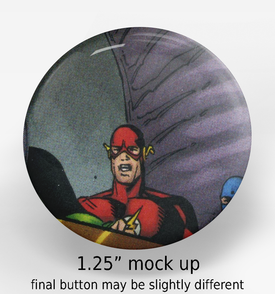 Comic Style Button Comic Book Buttons – Sam and Beta