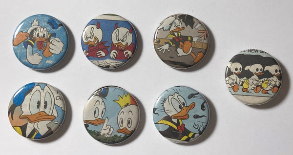 Donald Duck & Nephews Button Set 1