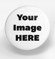 Custom 1.25" button, pin-backed