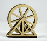 Miniature Spinning Water Wheel