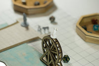 Miniature Spinning Water Wheel